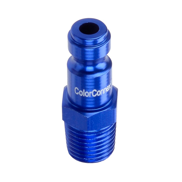 ColorConnex A72440C-X Plug, 1/4 in, MNPT, Aluminum, Anodized [SKU: ORG8581654]
