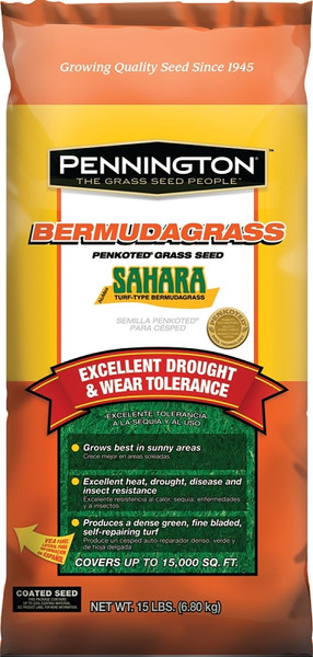 Pennington 100523123 Bermuda Grass Seed, 15 lb Bag [SKU: ORG0210922]