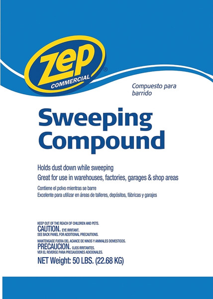 Zep MNSWEEP50 Sweeping Compound, 50 lb Bag, Solid, Odorless [SKU: ORG2455533]