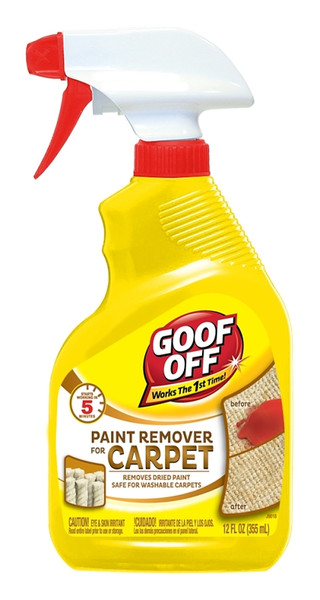 Goof Off FG910 Paint Remover, Liquid, Clear/Yellow, 12 oz [SKU: ORG8977134]