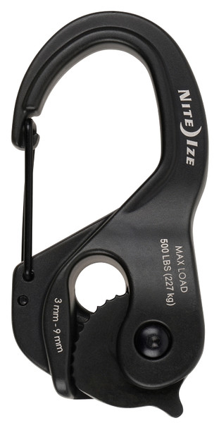Nite Ize CamJam XT NCJLA-01-R3 Rope Tightener, Aluminum, For: 1/16 to 3/16 in Rope Size [SKU: ORG5575980]