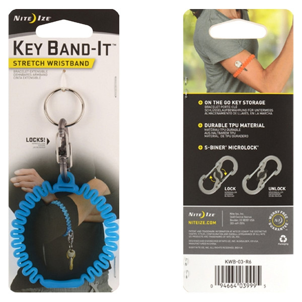 Nite Ize Key Band-It Series KWB-03-R6 Stretch Wrist Band, Stainless Steel [SKU: ORG1192467]