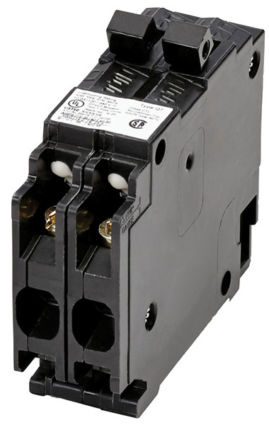 CONNECTICUT ELECTRIC ICBQ1515 Circuit Breaker, Twin, Single Pole,Type QP, 15/15 A, 2 -Pole, 120/240 V, Plug Mounting [SKU: ORG6797054]