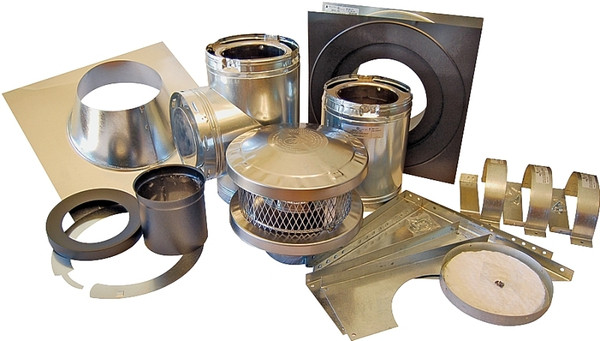 AmeriVent 6HS-TWK Through-The-Wall Kit, For: Venting Appliances through a Side Wall [SKU: ORG6383541]