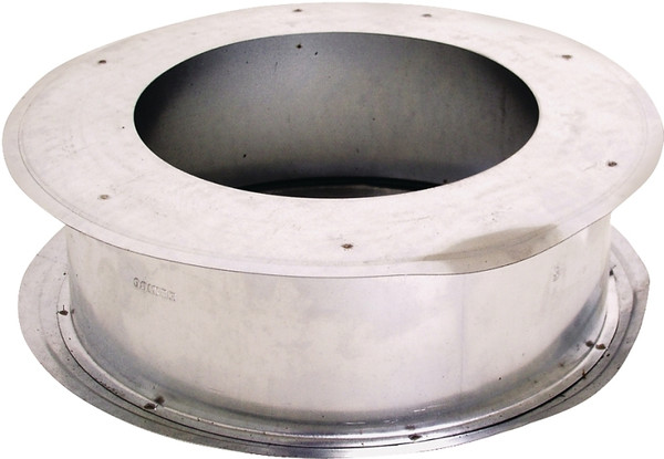 AmeriVent 4EWT Wall Thimble, 0.018 Gauge, Galvanized Steel, For: Type B Gas Vent Pipe [SKU: ORG6495444]