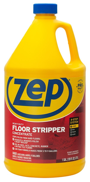 Zep ZULFFS128 Floor Stripper, 1 gal, Liquid, Clear [SKU: ORG3403508]