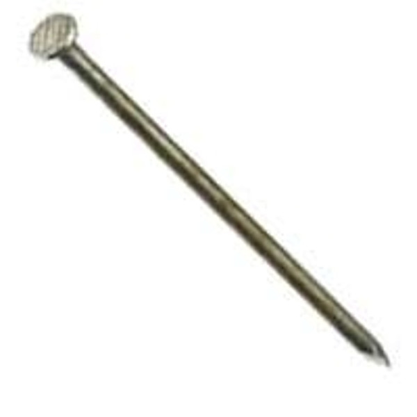 ProFIT 0054282 Finishing Nail, 12 in L, Carbon Steel, Hot-Dipped Galvanized, Flat Head, Round Shank, 50 lb [SKU: ORG8297129]