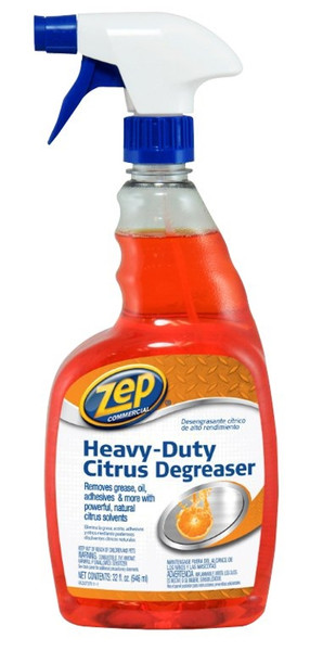 Zep ZUCIT32CA Heavy-Duty Citrus Degreaser, 1 qt Bottle, Liquid, Characteristic [SKU: ORG0290627]