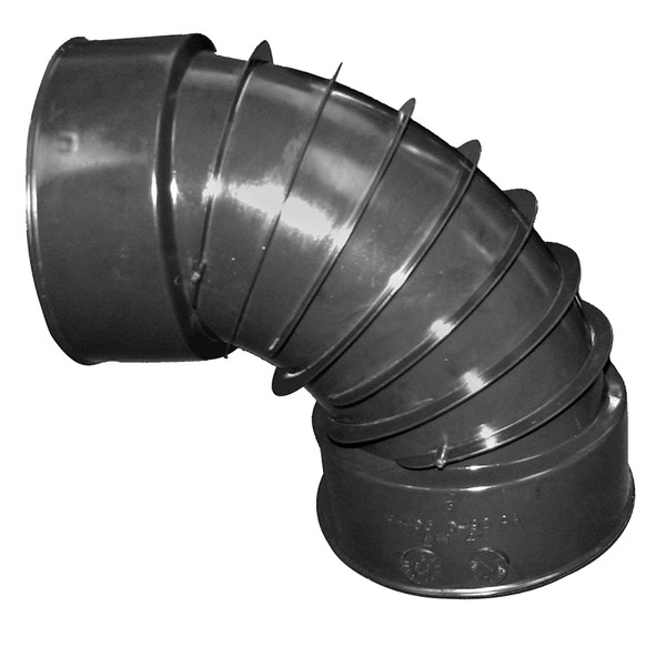 ADS 0390AA Drain Pipe Elbow, 3 in, Snap-Lock, 90 deg Angle, Polyethylene, Black [SKU: ORG5579255]