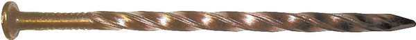 MAZE H526S050 Post and Frame Nail, Hand Drive, 20D, 4 in L, Steel, Brite, Spiral Shank, 50 lb [SKU: ORG6377626]