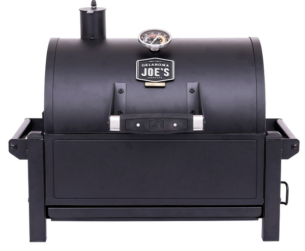 Oklahoma Joe's 19402088 Rambler Tabletop Charcoal Grill, 218 sq-in Primary Cooking Surface, Black, Steel Body [SKU: ORG8458879]