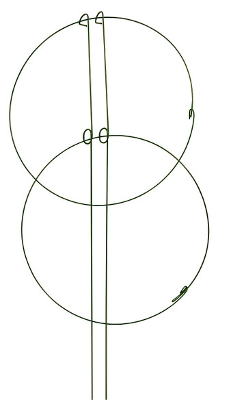 Gardener's Blue Ribbon DRPS1836 Ring Support, 36 in L, 1/8 in Dia, Steel, Green, Powder Coated [SKU: ORG7406390]