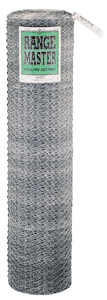 Rangemaster 5927 Poultry Net, 150 ft L, 36 in W, 20 Gauge, Hexagonal Mesh, 1 in Mesh, Steel [SKU: ORG4410668]