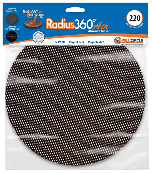 Full Circle MESH SD220-5 Sanding Disc, 220 Grit [SKU: ORG9703604]