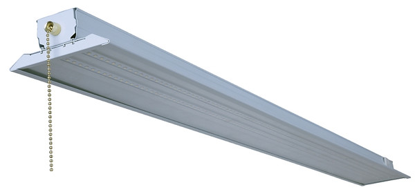 PowerZone 51010 Linkable Shop Light, 120 V, 50 W, 2-Lamp, LED Lamp, 5500 Lumens, 5000 K Color Temp, White [SKU: ORG7538788]