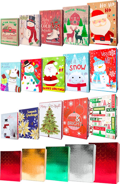 Hometown Holidays 69529 Box Apparel Set, 12 in W, 16.5 in H, Paper, Assorted Color Design [SKU: ORG4466041]