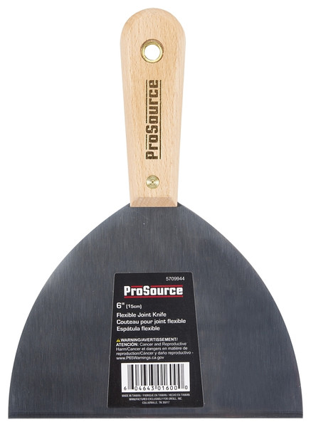 ProSource 01600R Joint Knife, 4-3/8 in W Blade, 6 in L Blade, HCS Blade, Full-Tang Blade, Wood Handle, Rosewood Handle [SKU: ORG5709944]