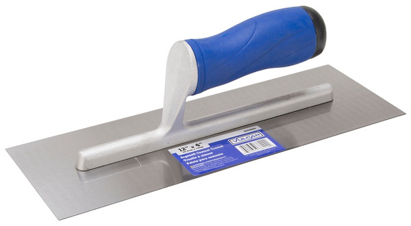 Vulcan 36202 Cement Trowel, 12 in L Blade, 4 in W Blade, Right Angle End, Ergonomic Handle, Plastic Handle [SKU: ORG6054654]