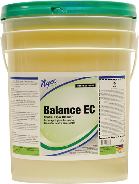 nyco NL158-P5 Floor Cleaner, 5 gal Pail, Liquid, Citrus Lemon, Clear Yellow [SKU: ORG6506570]