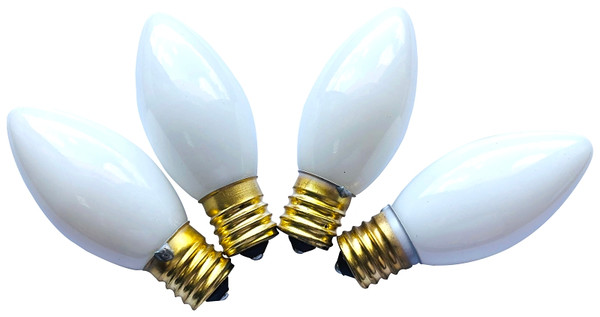 Hometown Holidays 16510 Light Bulb, 7 W, Intermediate Lamp Base, Incandescent Lamp, Ceramic White Light [SKU: ORG8571887]