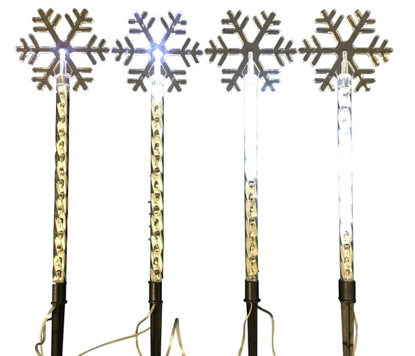 Hometown Holidays 29203 Snowflake Stake, 0.042 A, 120 V, LED Lamp [SKU: ORG8894297]