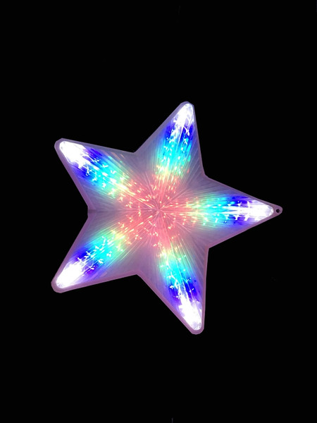 Hometown Holidays 57301 Star Light Decor, 19-1/2 in L, LED Bulb [SKU: ORG7209265]