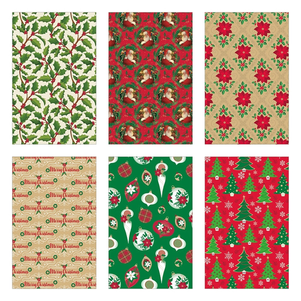 Hometown Holidays 68301 Gift Wrap Assortment, Paper [SKU: ORG4435236]