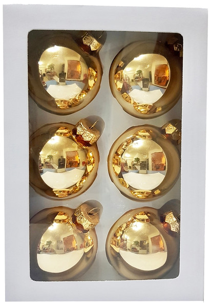 Hometown Holidays 99509 Christmas Ornament, Glass, Gold [SKU: ORG4622098]