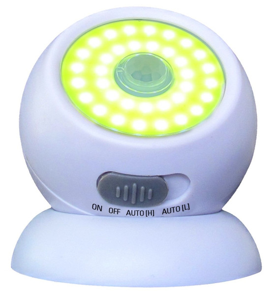 Fulcrum 34001-308 Night Owl Swivel Light, AAA Battery, 35-Lamp, LED Lamp, 250 Lumens [SKU: ORG1057892]