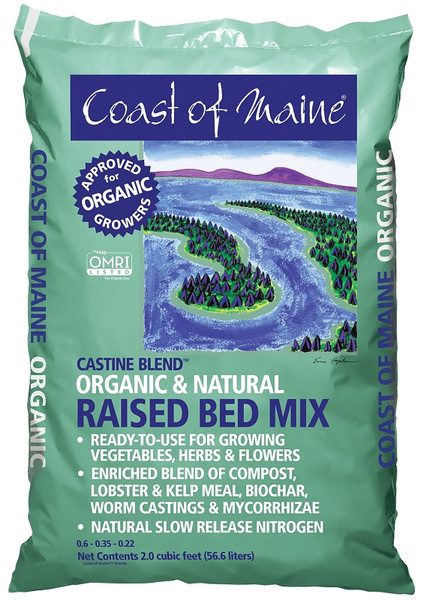 Coast of Maine 1CBCRB2 Organic Castine Blend, Dark Brown, Earthy, 2 cu-ft Bag [SKU: ORG2489300]