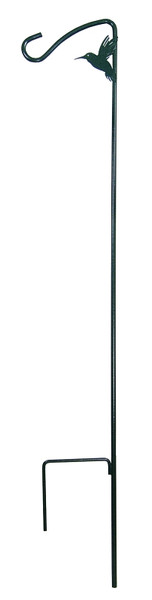More Birds 38021 Hummingbird Hook, Decorative, Steel, Black, Powder-Coated, For: Hummingbird Feeder [SKU: ORG3026804]