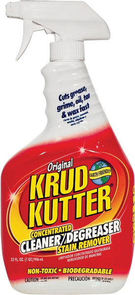 KRUD KUTTER KK326 Cleaner and Degreaser and Stain Remover, 32 oz Spray Dispenser, Liquid, Mild [SKU: ORG6347918]