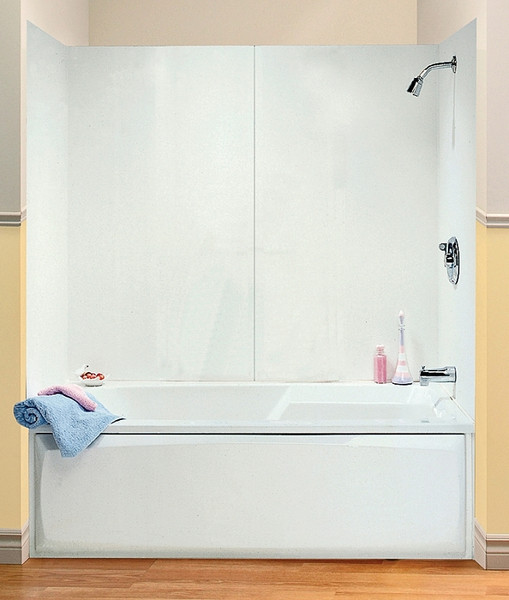 MAAX 101588-000-129 Bathtub Wall Kit, 30 in L, 48 to 60 in W, 54 in H, Polystyrene, White [SKU: ORG3918240]