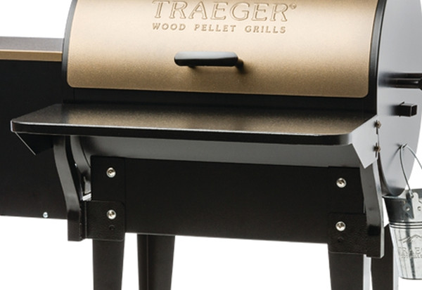 Traeger BAC361 Front Shelf, Folding, Steel, Powder-Coated, For: Tailgater, 20 Series and Renegade Models [SKU: ORG5537071]