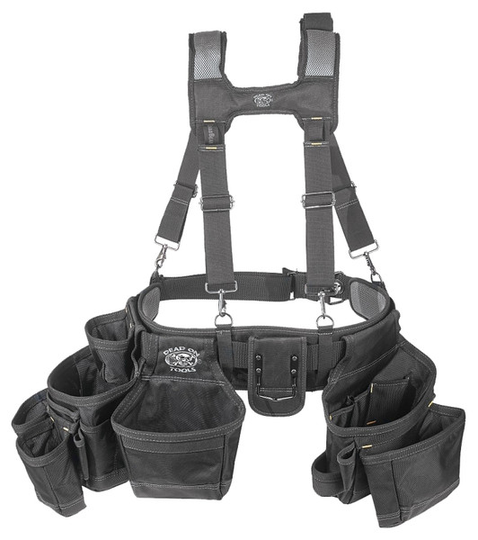 Dead On HDP369857 Framer's Suspension Rig, 52 in Waist, Poly Fabric, Black, 19-Pocket [SKU: ORG9584475]