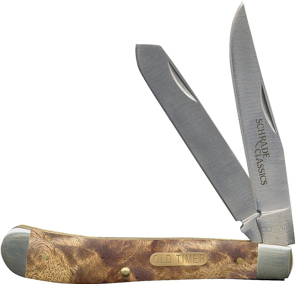 OLD TIMER 94OTW Folding Pocket Knife, 3 in L Blade, 7Cr17 High Carbon Stainless Steel Blade, 2-Blade [SKU: ORG4091708]