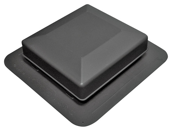 Duraflo 6050BL Roof Vent, 16.904 in OAW, 50 sq-in Net Free Ventilating Area, Polypropylene, Black [SKU: ORG9036393]