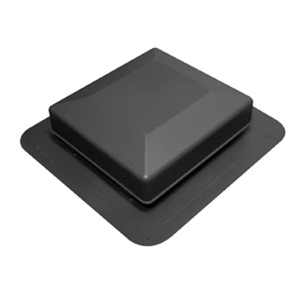 Duraflo 6050WW Roof Vent, 16.866 in OAW, 50 sq-in Net Free Ventilating Area, Polypropylene, Weathered Wood [SKU: ORG9235128]