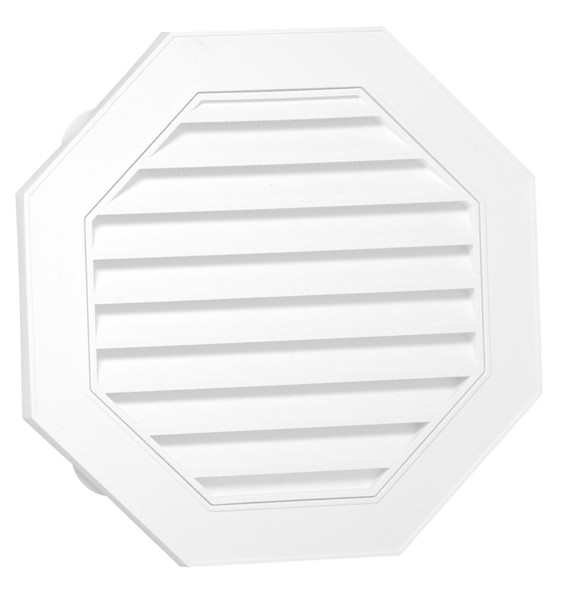CANPLAS 626058-00 Gable Vent, 19.232 in L, 19.232 in W, Polypropylene, White [SKU: ORG7422165]
