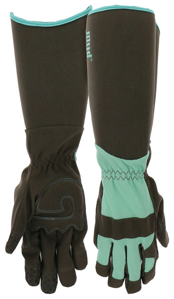 mud MD53001MT-W-SM Extended Sleeve Work Gloves, Women's, S/M, Synthetic Leather, Mint [SKU: ORG5916051]