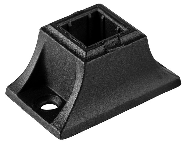 Nuvo Iron SQISMSS Baluster Railing Connector, Square, Steel, Black, Matte/Powder-Coated, Surface Installation [SKU: ORG9443714]