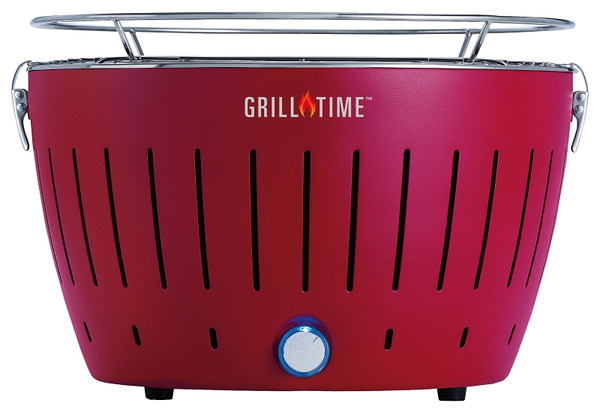 Grill Time TAILGATER GT UPG-R-13 Charcoal Grill, Blazing Red, Steel Body [SKU: ORG4770152]
