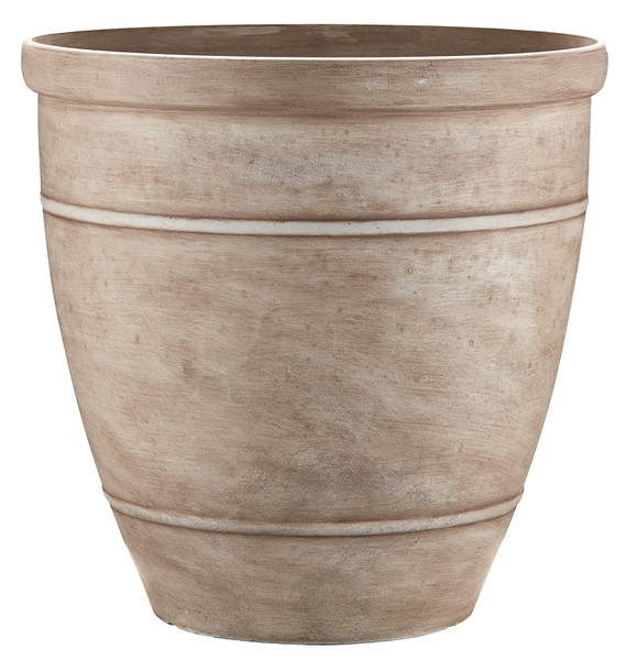 Southern Patio RUB-091530 Wright Planter, Rubber, White [SKU: ORG8001208]