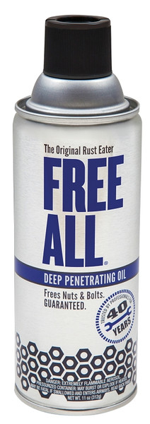 FREE ALL RE12 Deep Penetrating Oil, 11 oz Can, Liquid [SKU: ORG4224192]