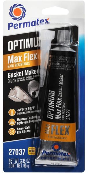 Permatex 27037 Gasket Maker, 3.35 oz Tube, Paste, Mild [SKU: ORG7410137]