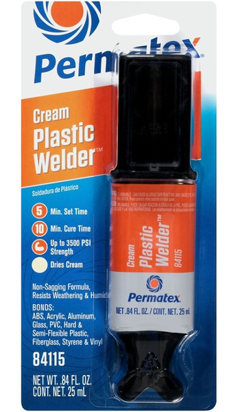 Permatex 84115 Epoxy, Off-White, Liquid, 0.84 oz Syringe [SKU: ORG8519696]