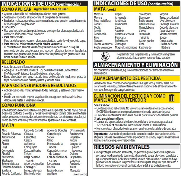 BioAdvanced 704655A Brush Killer, Liquid, Light Yellow, 1 gal Bottle [SKU: ORG2860534]