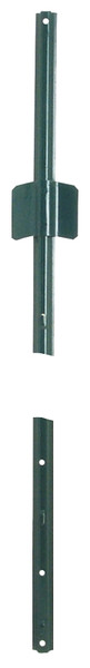 Jackson Wire 14025945 U-Post, 4 ft H, Steel, Green, Plain [SKU: ORG5118039]