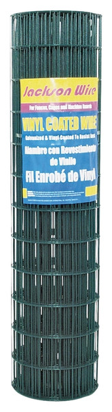 Jackson Wire 10 14 25 30 Welded Garden Fence, 50 ft L, 36 in H, 2 x 3 in Mesh, 16 Gauge, Green, Galvanized [SKU: ORG4120853]