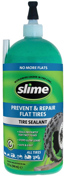 Slime 10009 Tire Sealant, 946 mL Squeeze Bottle, Liquid, Characteristic [SKU: ORG6726137]